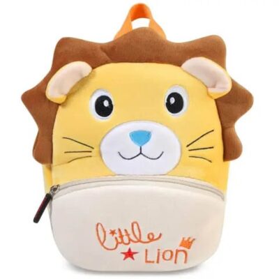 Kids Soft Lion Plush Backpack For Small Kids Nursery Bag